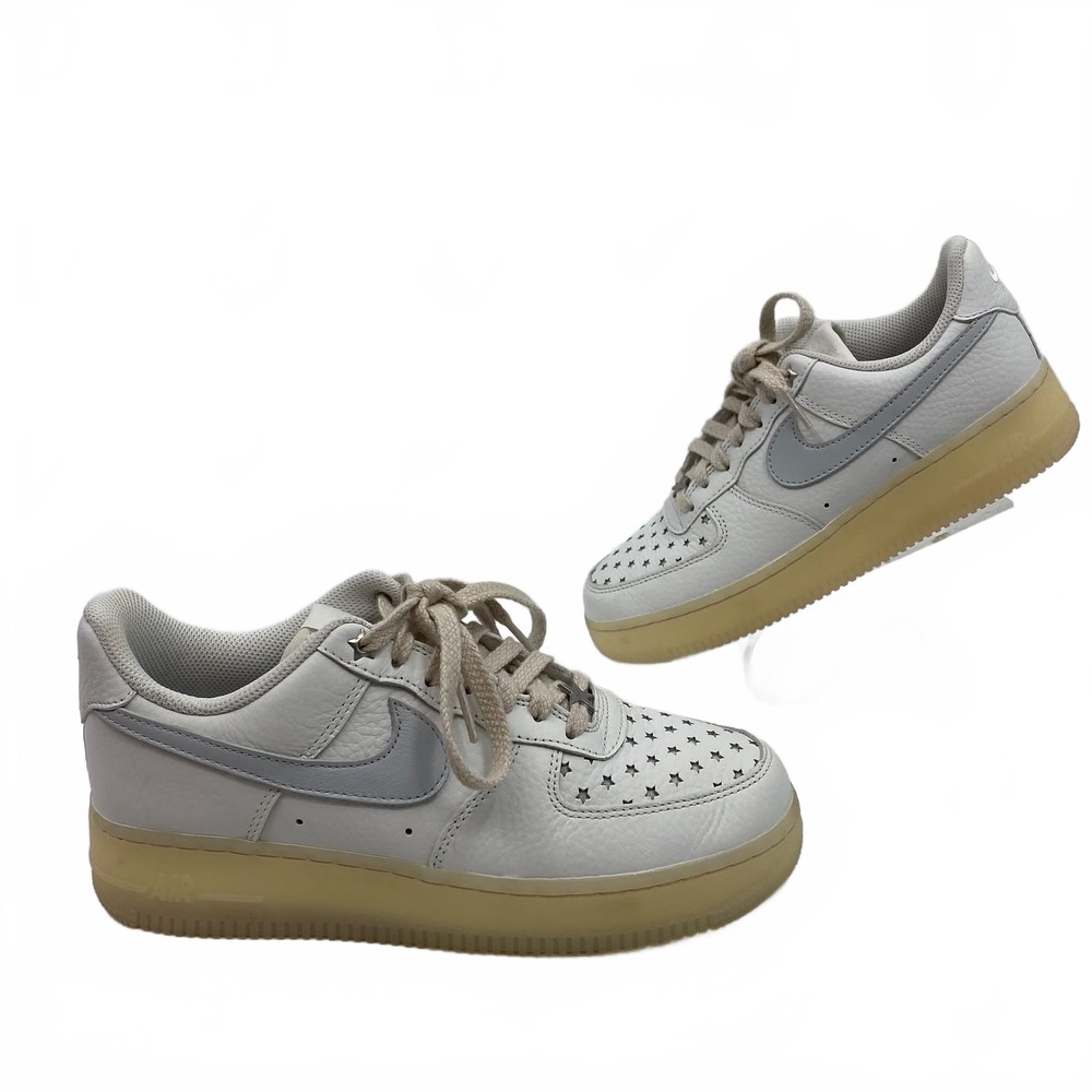 Nike White Sneakers Starry Night AF1 | Womens 7.5